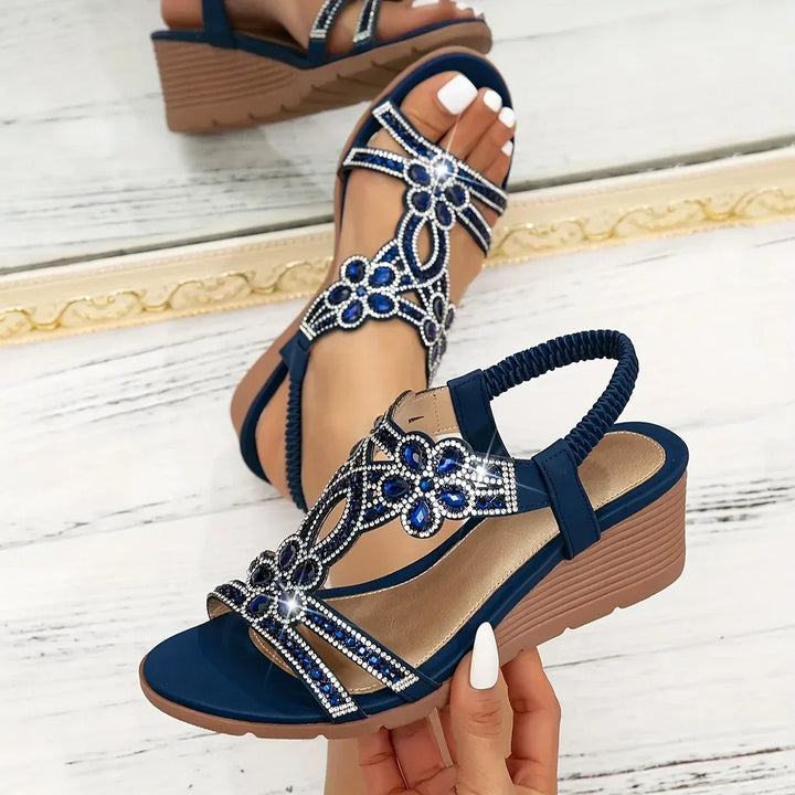 Trinda™ - Elegantní ortopedické klínové sandály