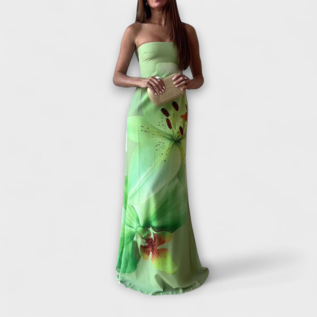 Zephyra - Elegantní maxi šaty s odhalenými rameny