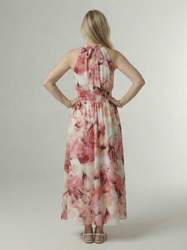 Beatriz™ | Midi šaty s halter výstřihem