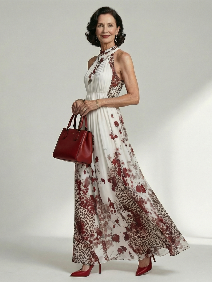 Alejandra™ | Maxi plisovaná šaty