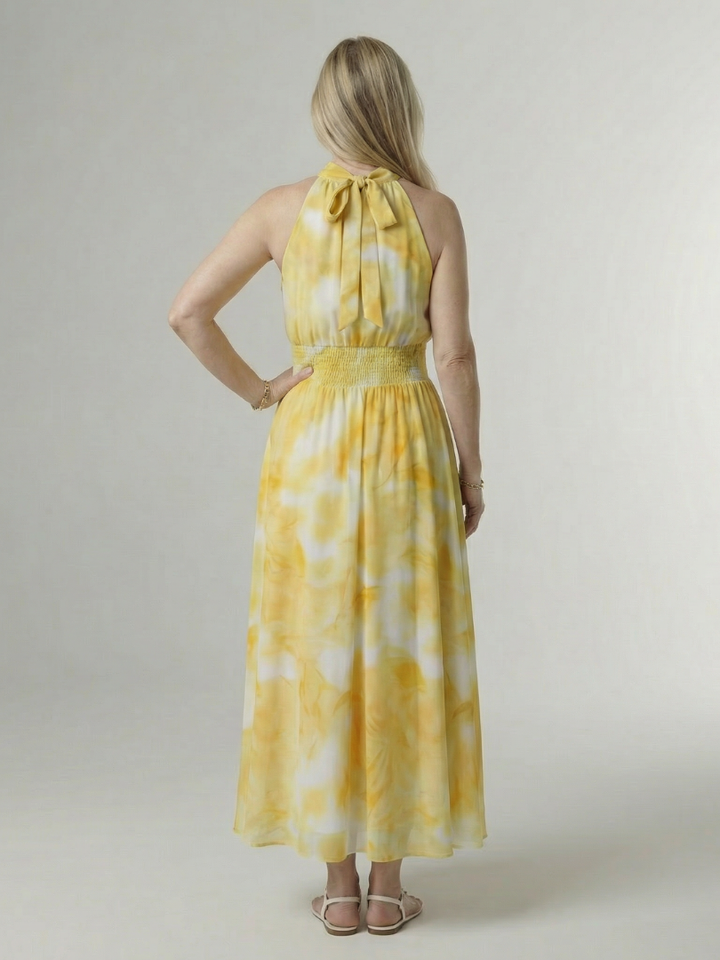 Beatriz™ | Midi šaty s halter výstřihem