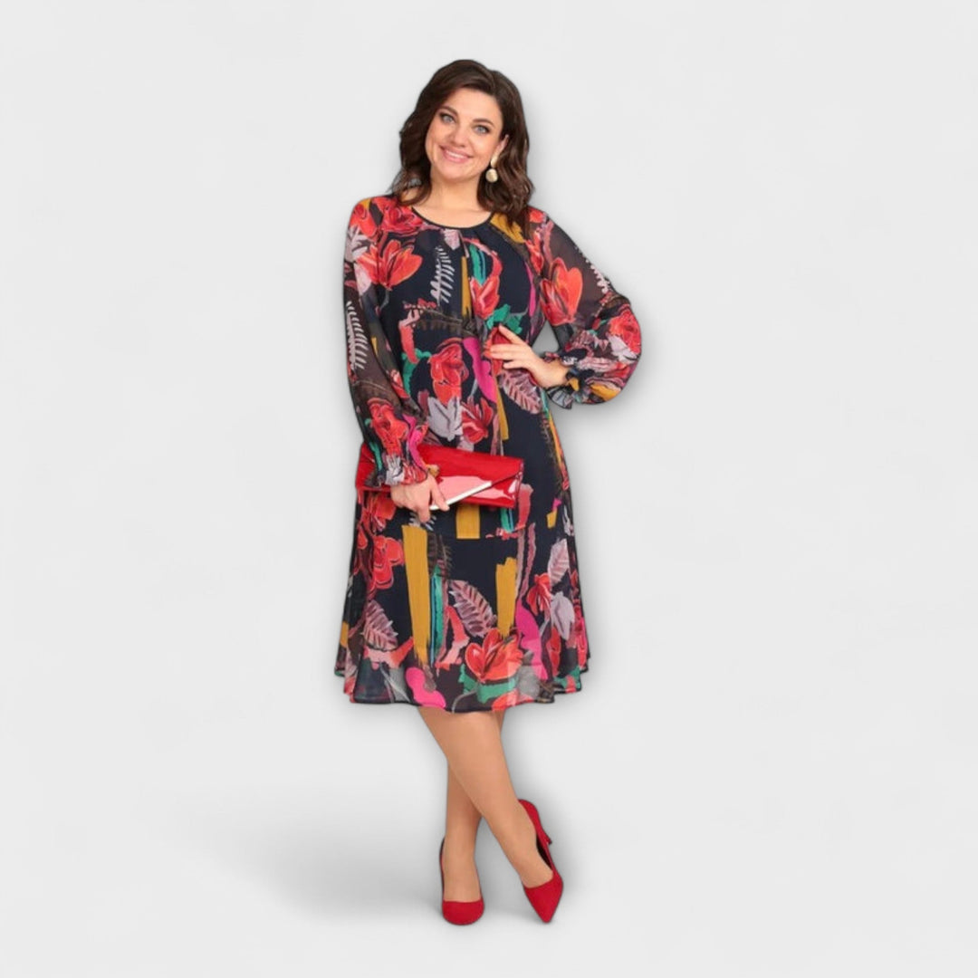 Caroline - elegantní šaty pro plné velikosti pro maximální pohodlí