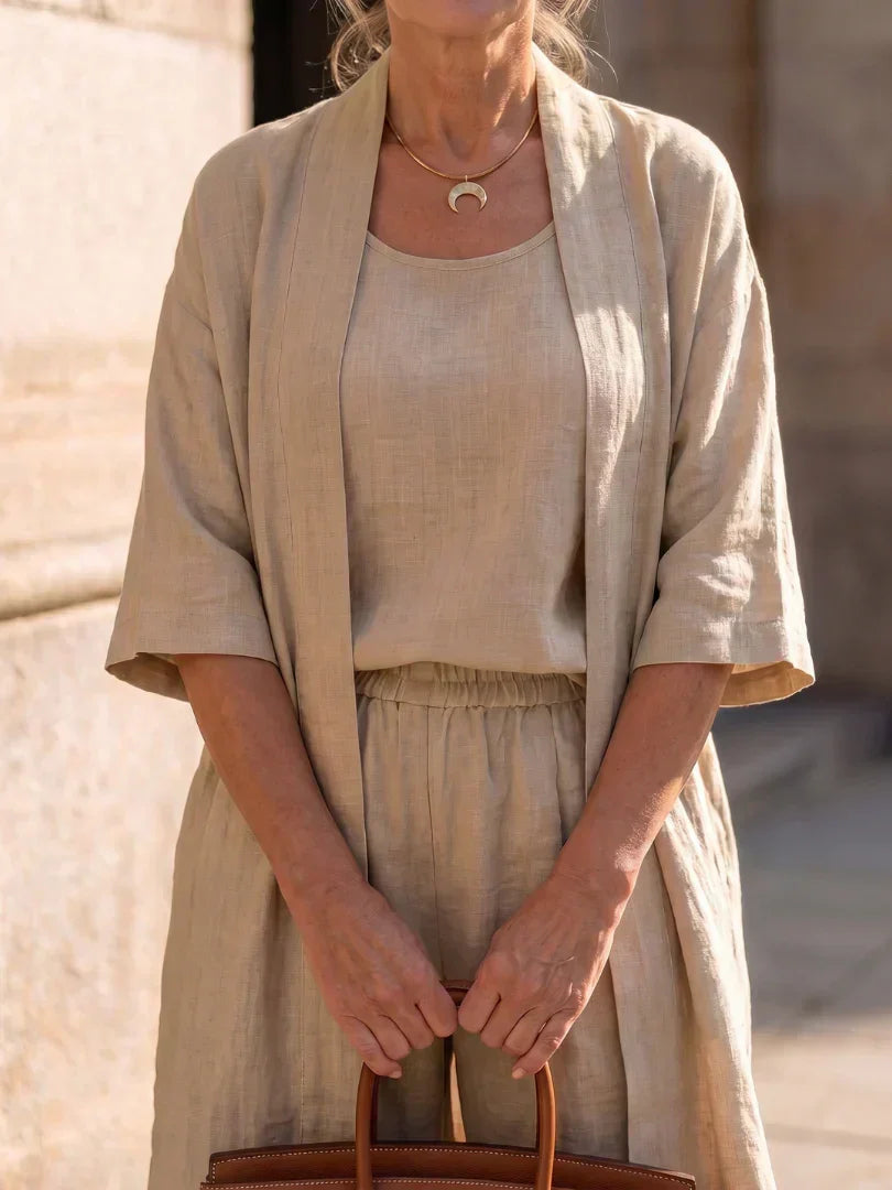 Linnea™ | Lehký lněný set