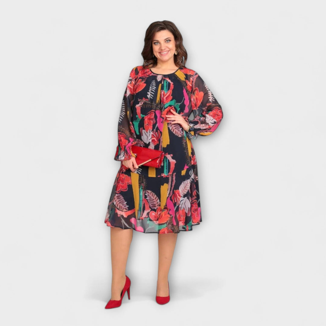 Caroline - elegantní šaty pro plné velikosti pro maximální pohodlí