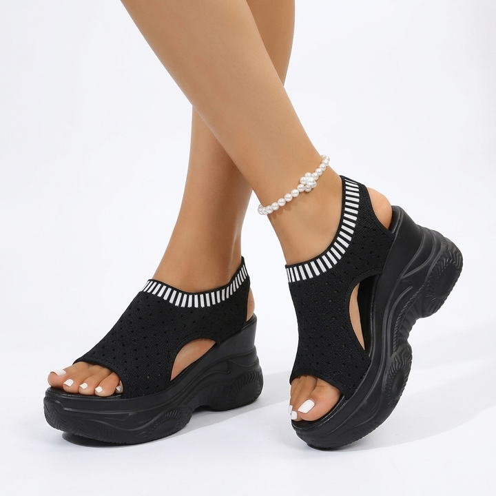 Roxelane™ — Platformové sandály s kamínky, odvážný městský chic