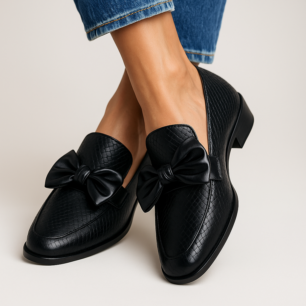 Claudia | Elegantní mokasíny s mašlí