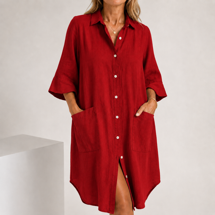 Sofie - Oversize košilové šaty