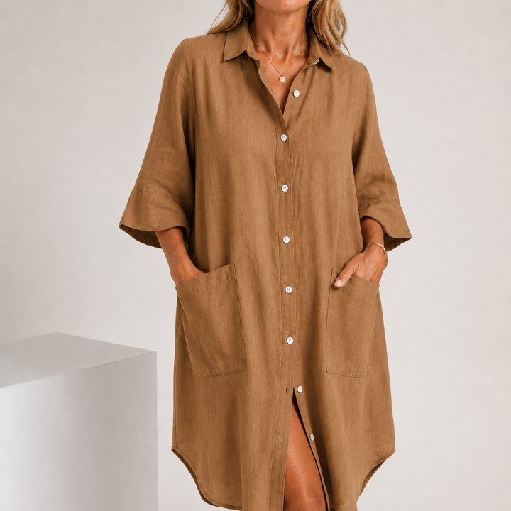 Sofie - Oversize košilové šaty