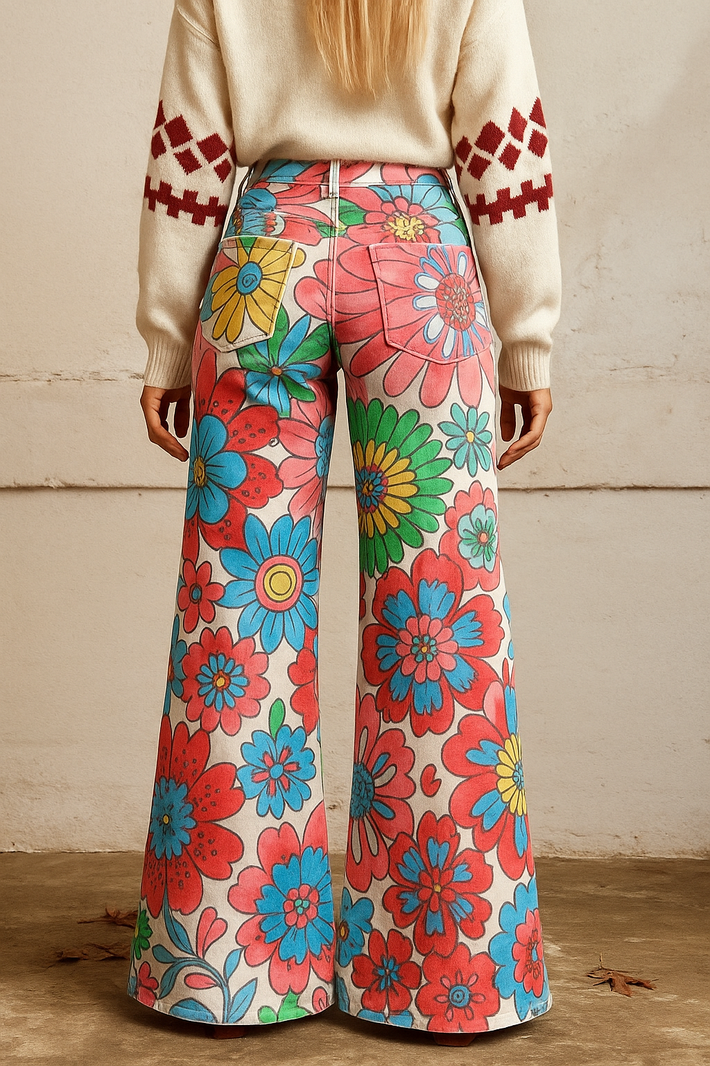 Jana | Vintage boho kalhoty