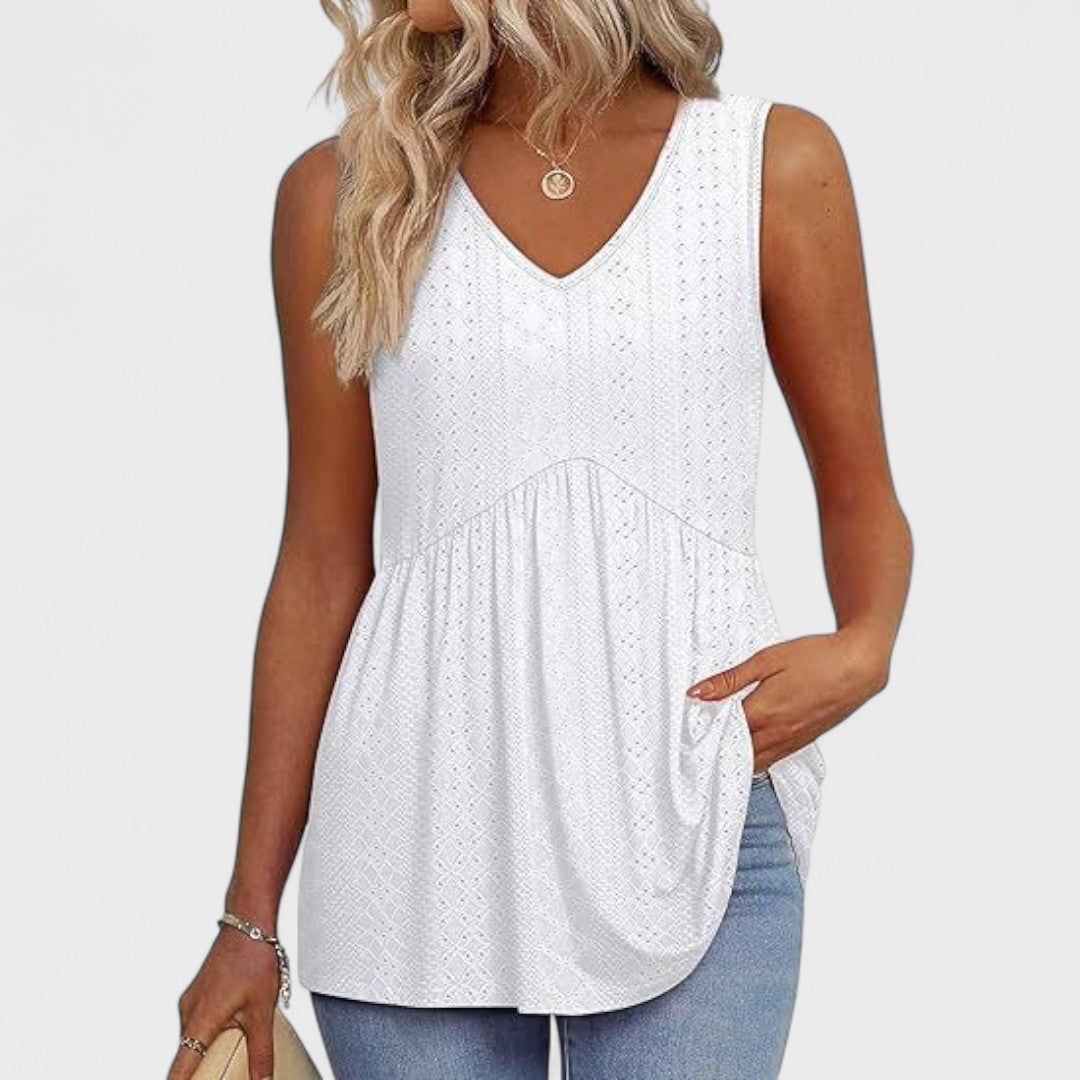 Elenor - Elegantní Casual Denní Top