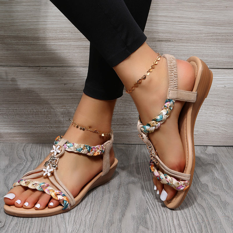 Vintage Boho Sandály