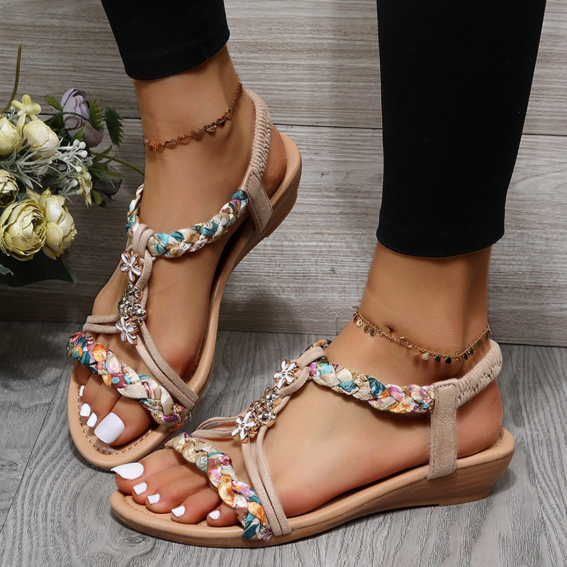 Vintage Boho Sandály