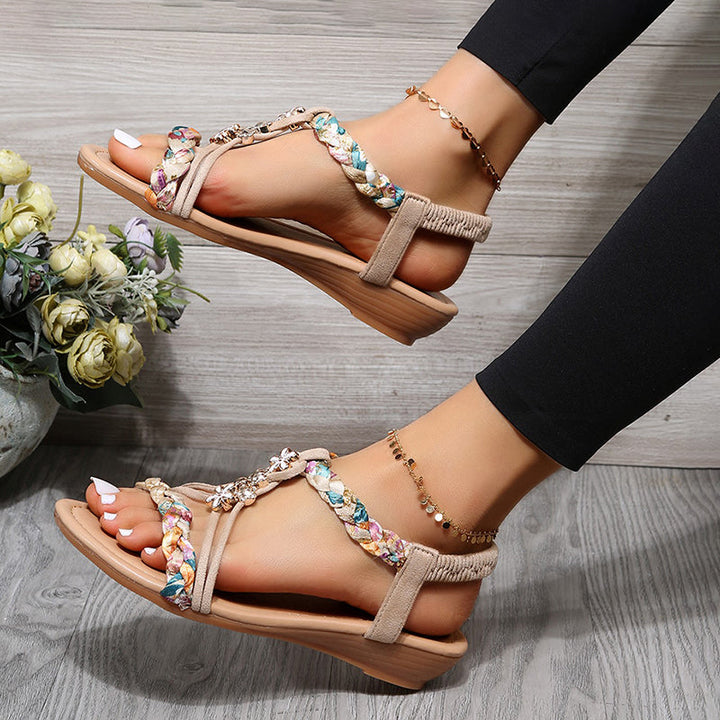 Vintage Boho Sandály