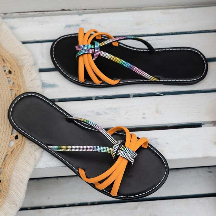 Pohodlné Pantofle S Kamínky