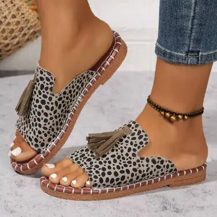 Lorraine | Boho-tassel sandály