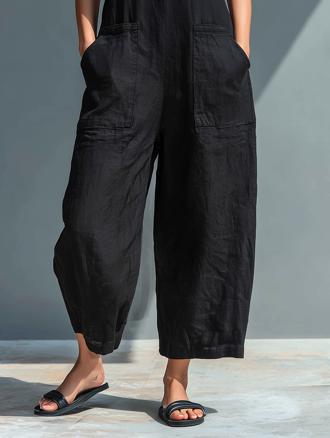 Lotte™ | Minimalistický overal bez rukávů