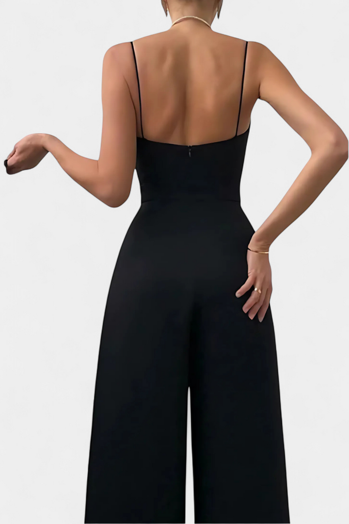 Romily Mono Sexy s Ramínky a Širokými Nohavicemi Elegantní