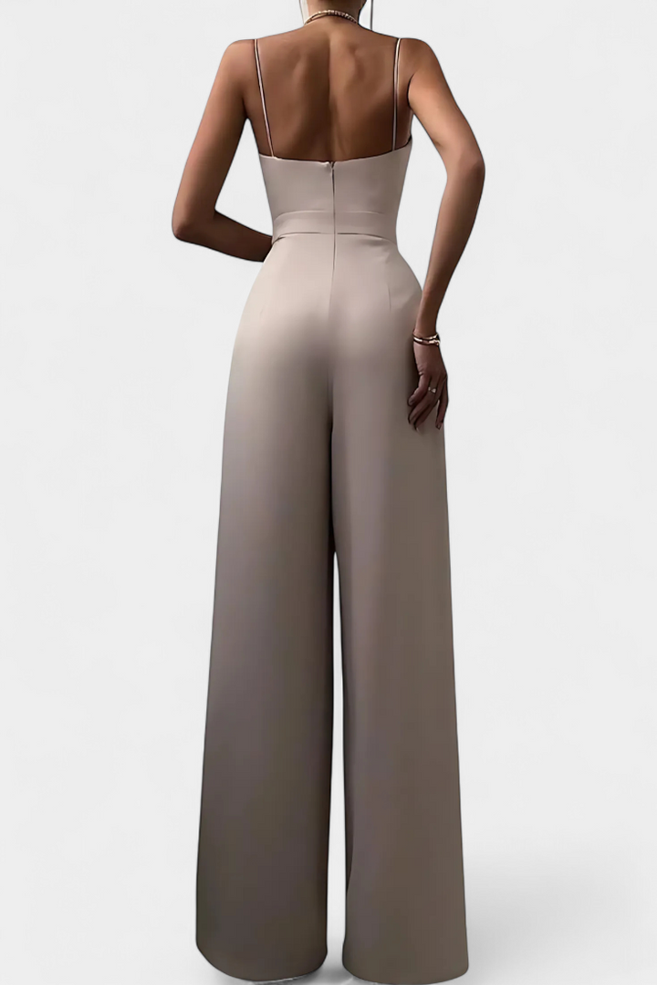 Romily Mono Sexy s Ramínky a Širokými Nohavicemi Elegantní