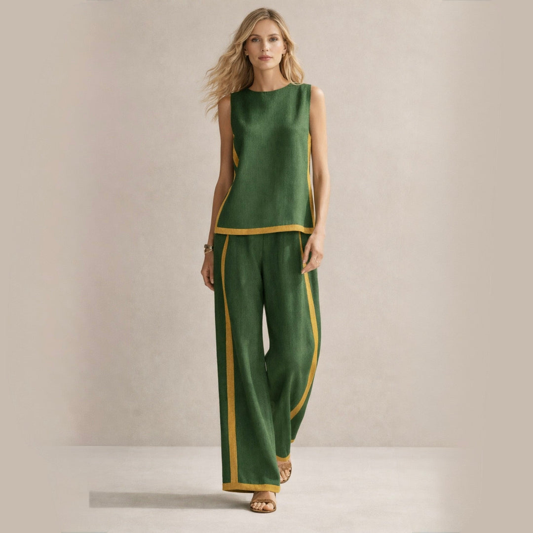 Sophie™ | Elegantní souprava s širokými kalhotami